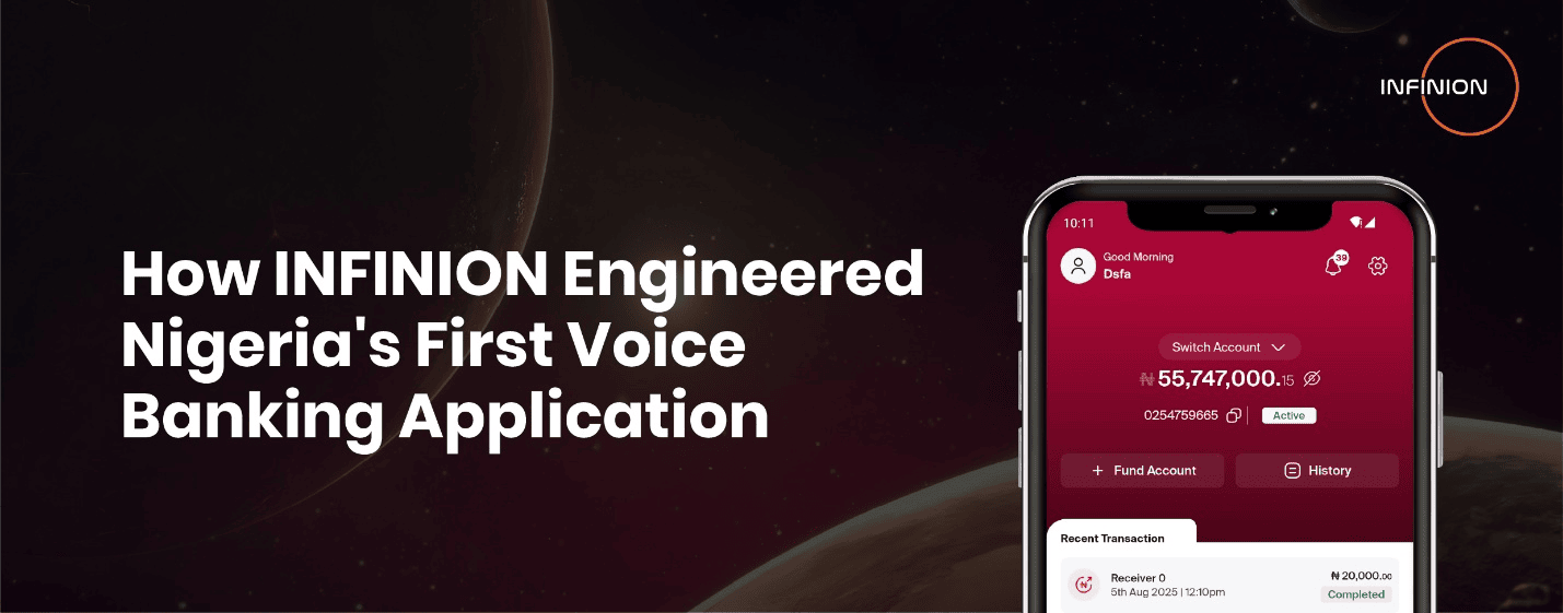 INFINION engineered voice banking application