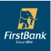 FirstBank logo on a dark blue background with a gold emblem and the words 'FirstBank'.